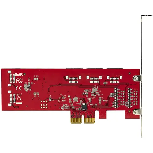 Tarjeta PCIe Controladora SATA de 10 Puertos - Tarjeta de Expansión PCI Express SATA - 6Gbps - Perfil Bajo/Completo - Conectores SATA Apilados - ASM1062 sin RAID - Imagen 7
