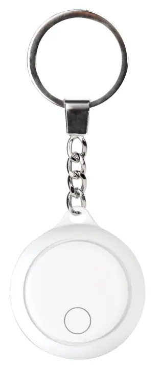 TA-TAG-01-W llavero Gris, Blanco 1 pieza(s)