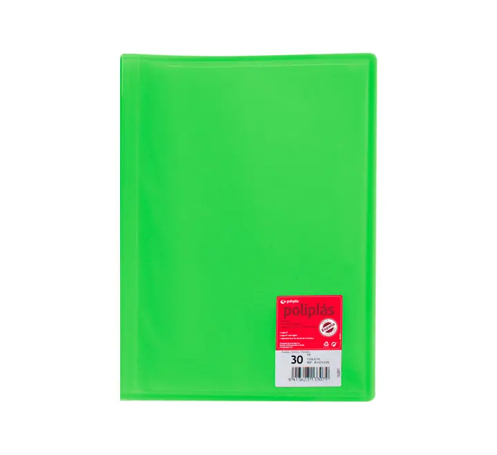 CARP. 30F POLIPLAS GRAFOPLAS A4 PP VERDE 01331221