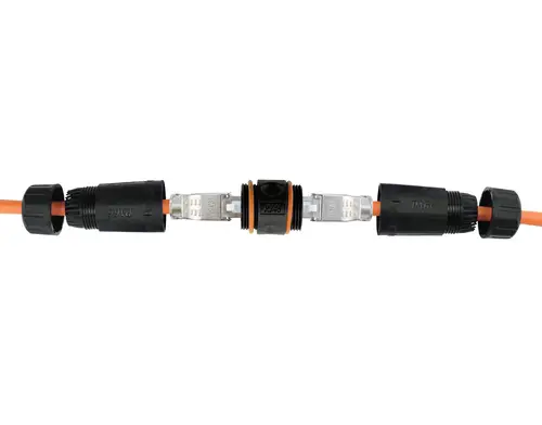 221162 cambiador de género para cable RJ-45 Negro, Naranja - Imagen 10