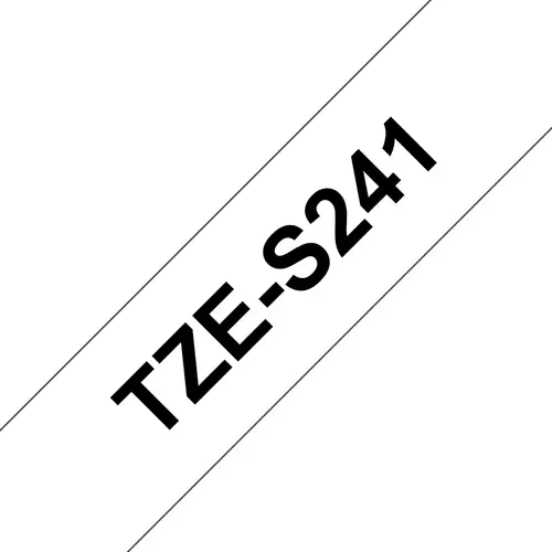 TZE-S241 cinta para impresora de etiquetas Negro sobre blanco TZ - Imagen 1
