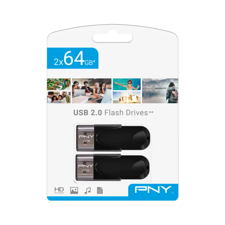 Attaché 4 2.0 64GB unidad flash USB USB tipo A Negro