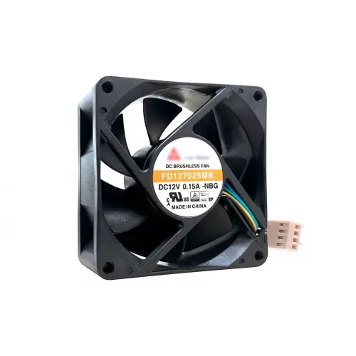 FAN-7CM-T01 sistema de refrigeración para ordenador Universal Ventilador Negro - Imagen 1