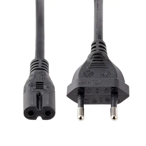 Cable de 2m de Alimentación para Ordenador Portátil o Impresora , UE a C7, 2,5A 250V, 18AWG, Cable de Repuesto para Portátil, Cable Cargador para Ordenador Portátil - Imagen 4