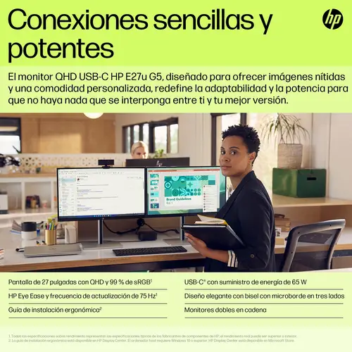 Monitor USB-C QHD E27u G5 - Imagen 13