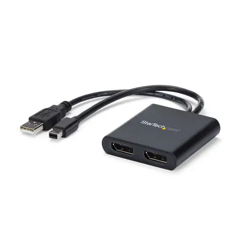 Splitter Multiplicador Mini DP a 2 puertos DisplayPort - Hub MST - Imagen 2