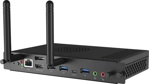 OPC51204BC-1 PCs/estación de trabajo Intel® Core i5 i5-12450H 8 GB DDR4-SDRAM 256 GB SSD Windows 11 IoT Enterprise Mini PC Negro - Imagen 4