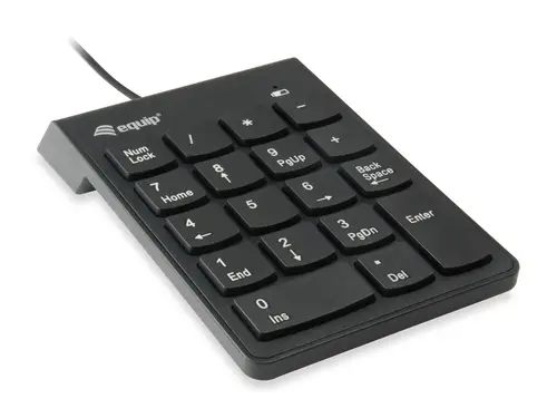 245205 teclado numérico Universal USB Negro - Imagen 1
