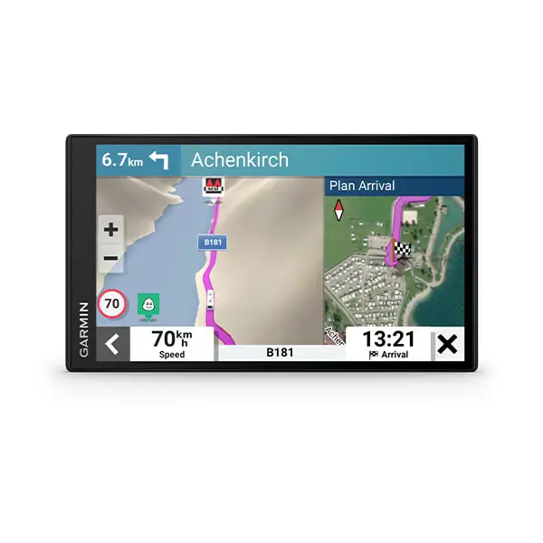 Camper 795 navegador Fijo 17,8 cm (7") TFT Pantalla táctil 239,6 g Negro