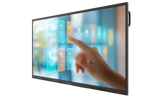 75BDL4252E/00 pantalla de señalización Pantalla plana para señalización digital 190,5 cm (75") LCD Wifi 400 cd / m² 4K Ultra HD Negro Pantalla táctil Procesador incorporado Android 14 18/7 - Imagen 2