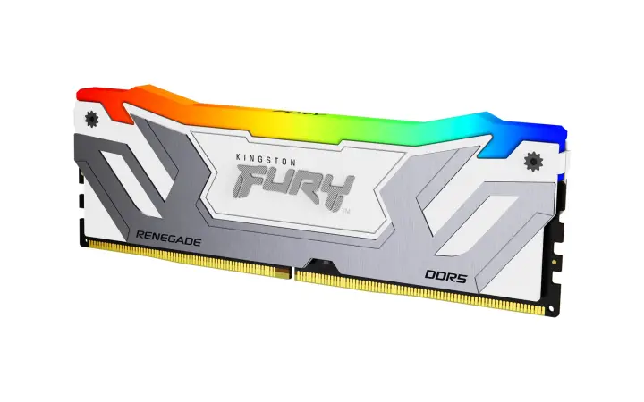 FURY 24GB 8400MT/s DDR5 CL40 CUDIMM Renegade RGB Blanco XMP