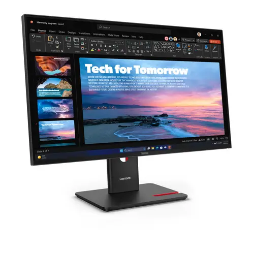 ThinkVision T27QD-40 LED display 68,6 cm (27") 2560 x 1440 Pixeles Wide Quad HD Negro - Imagen 3