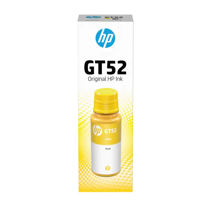 Botella de Tinta Original GT52 amarilla