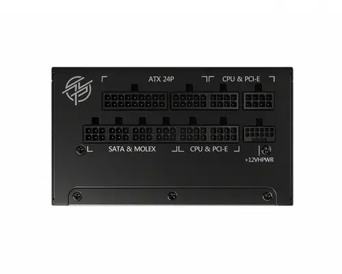 MPG A850G PCIE5 unidad de fuente de alimentación 850 W 24-pin ATX ATX Negro - Imagen 2