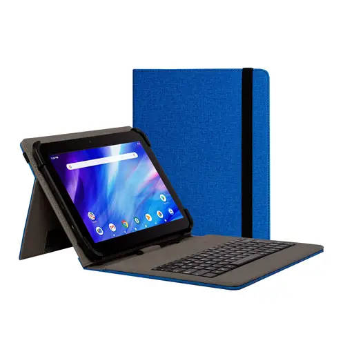 FUNDA TECLADO USB DE 9,7" A 10.5" AZUL - Imagen 1