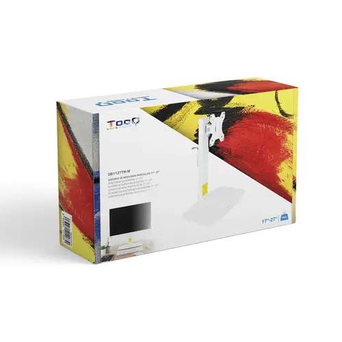 DB1127TN-W soporte para monitor 68,6 cm (27") Independiente Blanco - Imagen 12