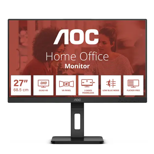 Q27E3UMF pantalla para PC 68,6 cm (27") 2560 x 1440 Pixeles Quad HD Negro - Imagen 1
