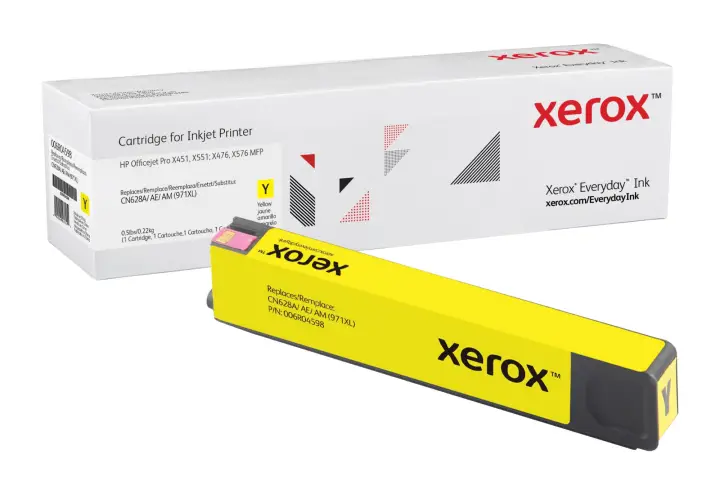 Everyday El tóner Everyday Amarillo de Xerox es compatible con HP 971XL (CN628AE, CN628A, CN628AM), Capacidad alta