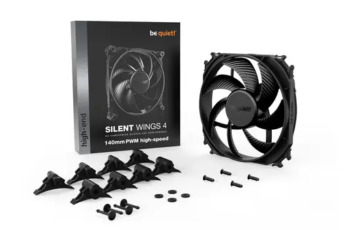 SILENT WINGS 4 | 140mm PWM high-speed Carcasa del ordenador Ventilador 14 cm Negro 1 pieza(s) - Imagen 4