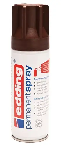 Permanent Spray pintura acrílica 200 ml Marrón Bote de spray