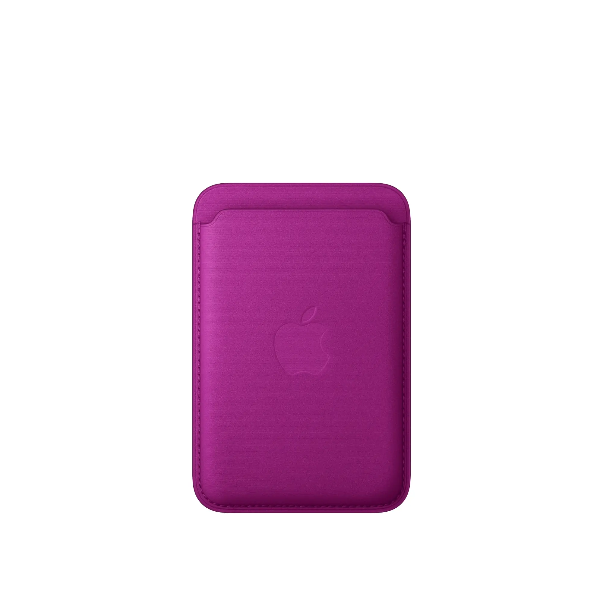 Cartera de trenzado fino con MagSafe para el iPhone - Magenta