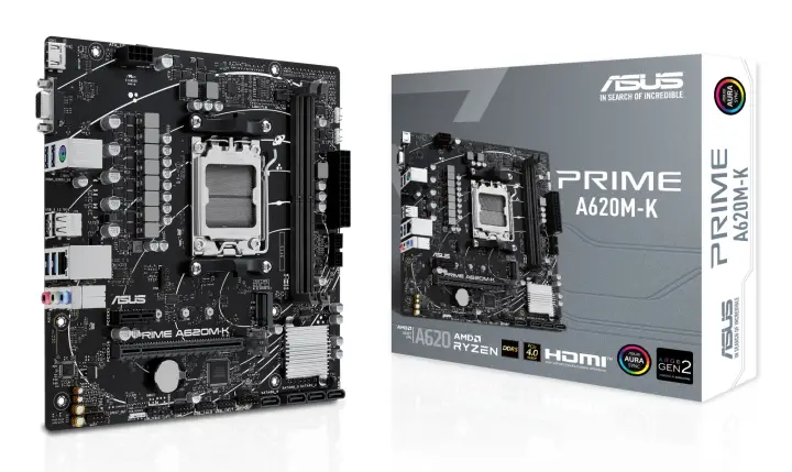 PRIME A620M-K AMD A620 Zócalo AM5 micro ATX