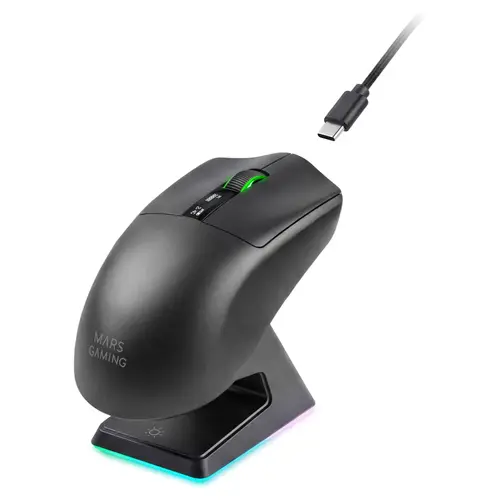 MMWELITE ratón Juego mano derecha Bluetooth Óptico 20000 DPI - Imagen 6