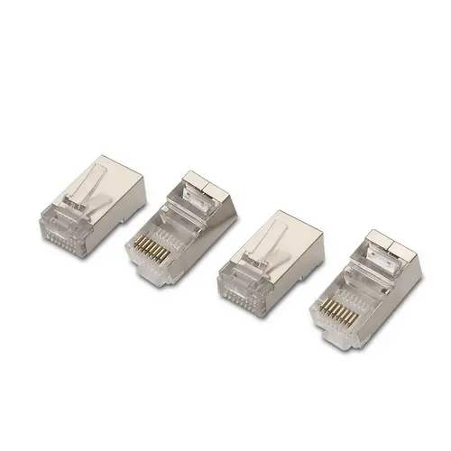 A139-0298 conector RJ-45 Acero inoxidable, Transparente - Imagen 1
