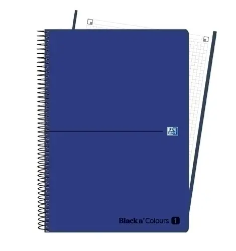 BLOCK OXF. EU.BOOK 1 PP A4 80h CD.5 AZUL