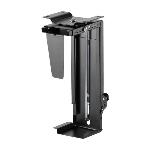 Soporte Giratorio y Altura Personalizable para CPU por Debajo de Escritorio con Mango de Bloqueo Fácil - Imagen 1