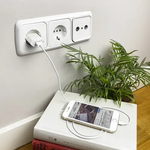 Cable Lightning a USB-A, Lightning/M -USB A/M, Blanco, 50 cm - Imagen 6