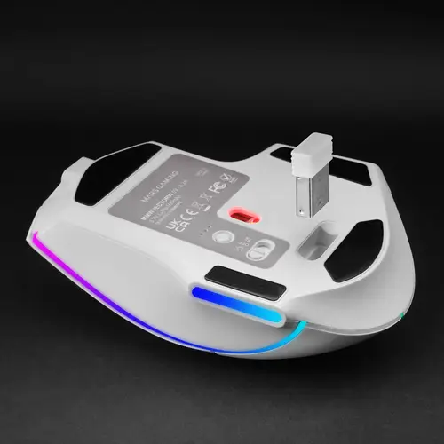MMWVECTORW ratón Juego mano derecha RF Wireless + Bluetooth + USB Type-A Óptico 12000 DPI - Imagen 7