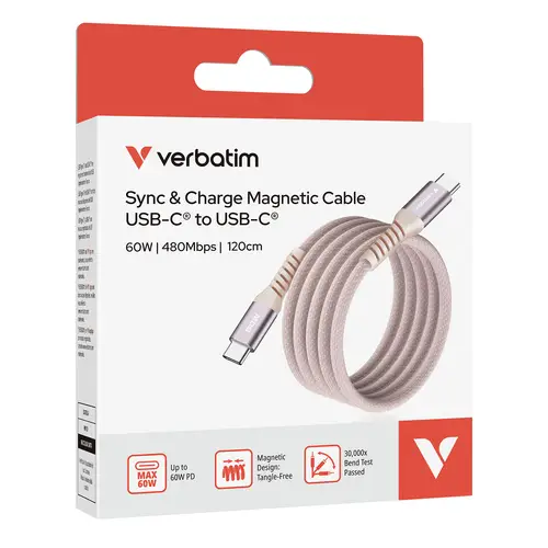 31853 cable USB USB 2.0 1,2 m USB C Rosa - Imagen 7