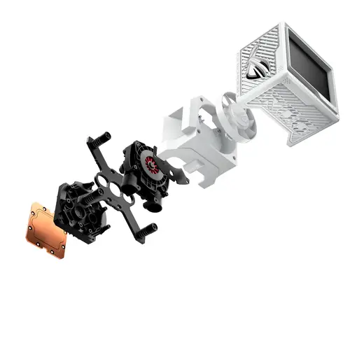 ROG RYUJIN III 360 ARGB EXTREME WHT Procesador Sistema de refrigeración líquida todo en uno 12 cm Blanco 1 pieza(s) - Imagen 17