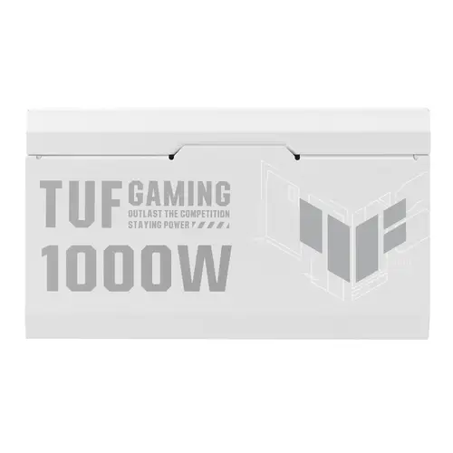 TUF Gaming 1000W Gold White Edition unidad de fuente de alimentación 20+4 pin ATX ATX Blanco - Imagen 8