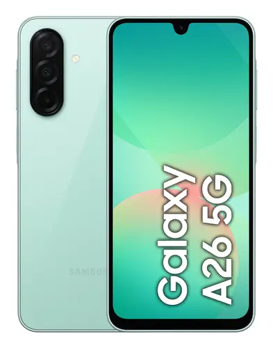 Galaxy A26 17 cm (6.7") Ranura híbrida Dual SIM Android 15 5G USB Tipo C 6 GB 128 GB 5000 mAh Color menta - Imagen 2