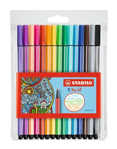 Pen 68 rotulador Multicolor 15 pieza(s) - Imagen 1
