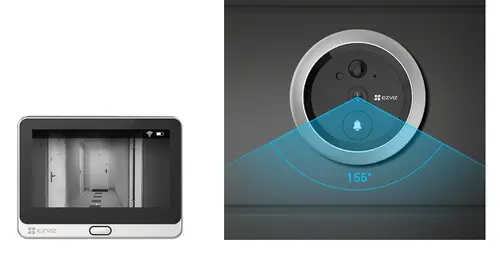 EZVIZ DP2C sistema de intercomunicación de video 2 MP 10,9 cm (4.3") Plata - Imagen 2