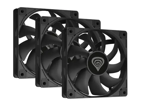 Oxal 120 Carcasa del ordenador Ventilador 12 cm Negro 3 pieza(s) - Imagen 4