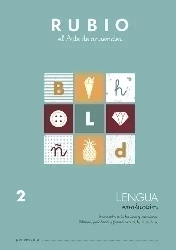CUADERNO RUBIO A4 LENGUA EVOLUCION 2 - Pack de 10 unidades