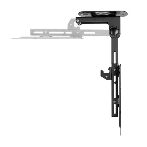Soporte de Techo Giratorio, Plegable para Monitor/TV 20Kg de 19-43, Negro - Imagen 4