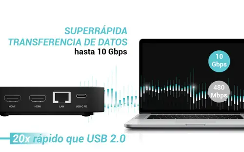 USB-C DP Dual HDMI Docking Station with Power Delivery 100 W - Imagen 12