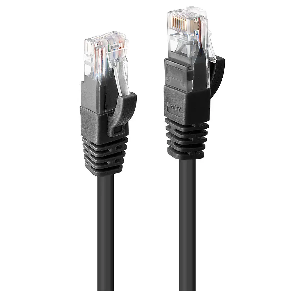 48076 cable de red Negro 0,5 m Cat6 U/UTP (UTP)