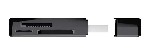 NANGA lector de tarjeta USB 3.2 Gen 1 (3.1 Gen 1) Type-A Negro - Imagen 5
