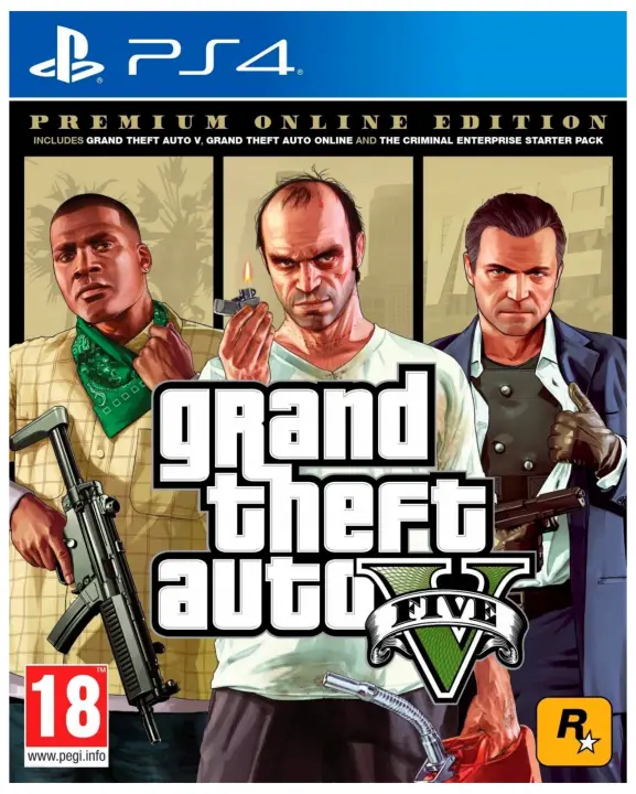 Grand Theft Auto V: Premium Edition Alemán, Inglés, Español, Francés, Italiano, Polaco, Portugués, Ruso PlayStation 4