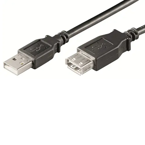 EC1011 cable USB 1 m USB A Negro - Imagen 1