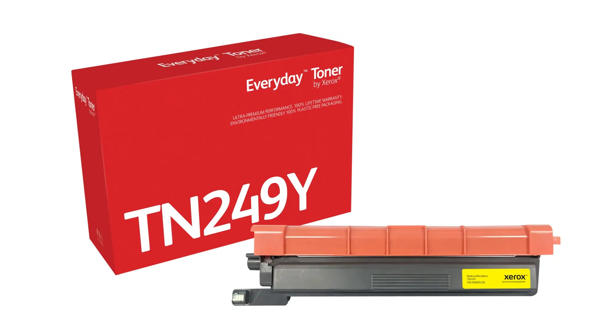 Everyday El tóner Everyday Amarillo de Xerox es compatible con Brother TN-249Y, Capacidad alta