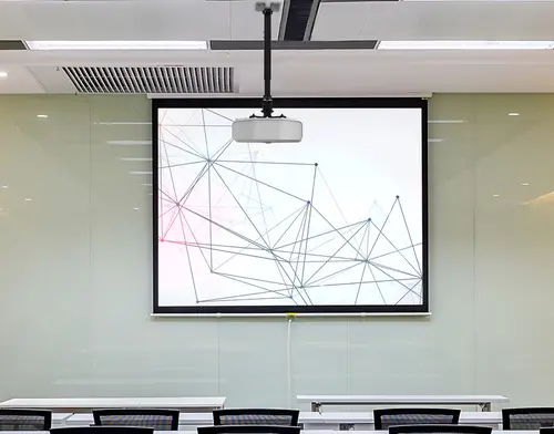 Soporte de pared de techo para proyector, negro - Imagen 1