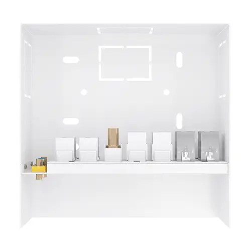 AISENS Caja de Conexiones VGA Jack 3 5 2xHDMI 2xUSB B 2xRJ45 Cat 6A STP  Blanco - Imagen 4