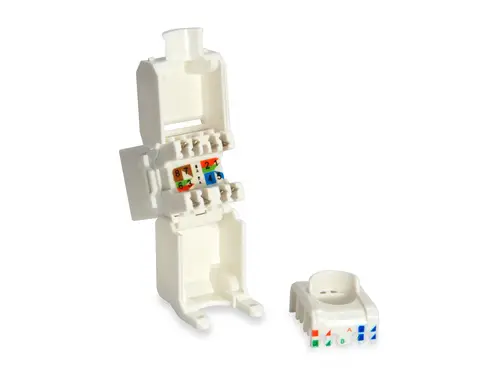 769216 cambiador de género para cable RJ-45 LSA Blanco - Imagen 3